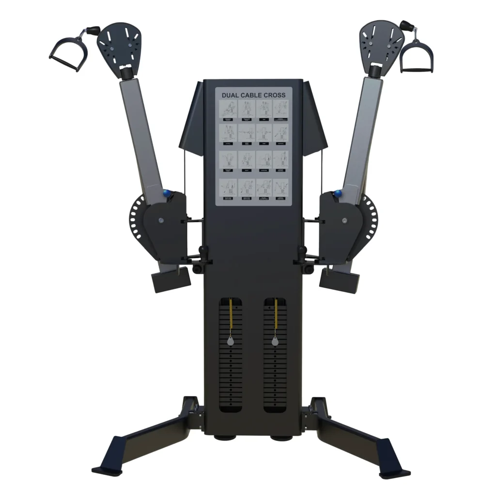 APARATO CRUZ DE CABLE DOBLE (CON 2 PILAS DE PESO INTEGRADO)