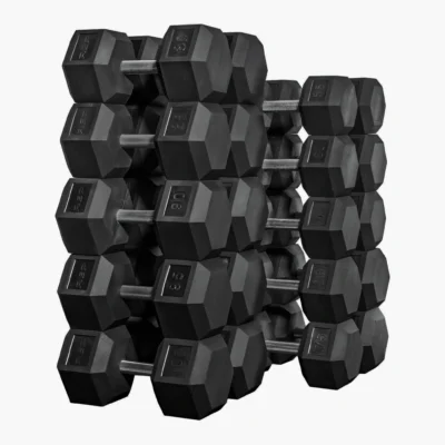 SET DE MANCUERNAS HEXAGONALES (5 lbs - 50 lbs)
