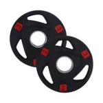 Discos Olimpicos Plastificado en Libras con Agarradera (5lb - 45lb) - 10 LBS