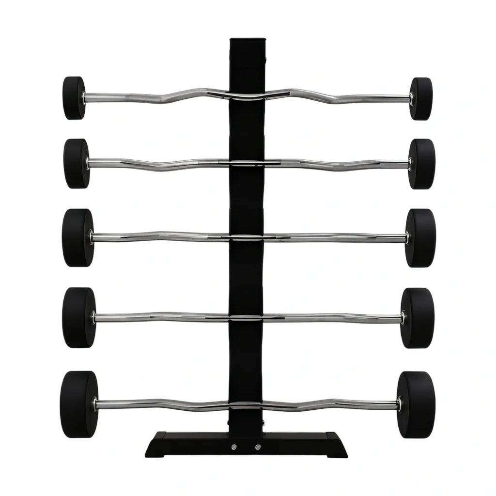 SET DE 5 BARRAS RECTAS DE PESO FIJO 70-110 lbs