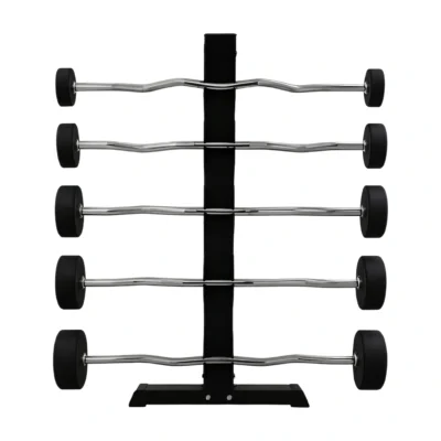 SET DE 5 BARRAS CURVAS DE PESO FIJO 70-110 lbs