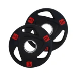 Discos Olimpicos Plastificado en Libras con Agarradera (5lb - 45lb) - 5 LBS