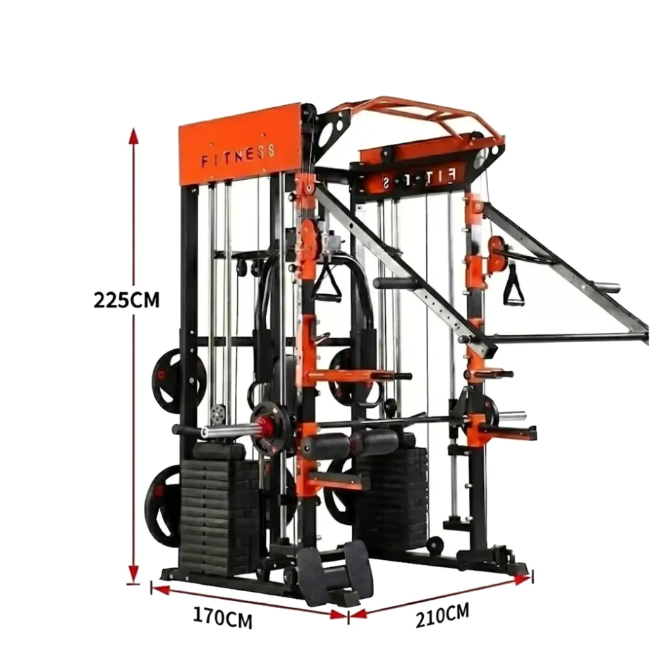 Máquina Smith Machine Onyx Pro Peso Integrado