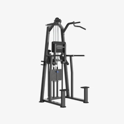 Equipo dip chin assist con peso integrado