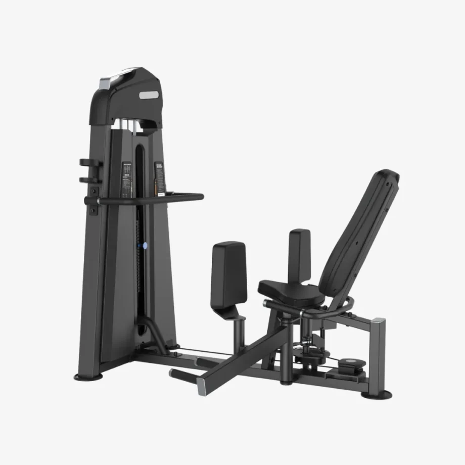 Equipo aductor con peso integrado