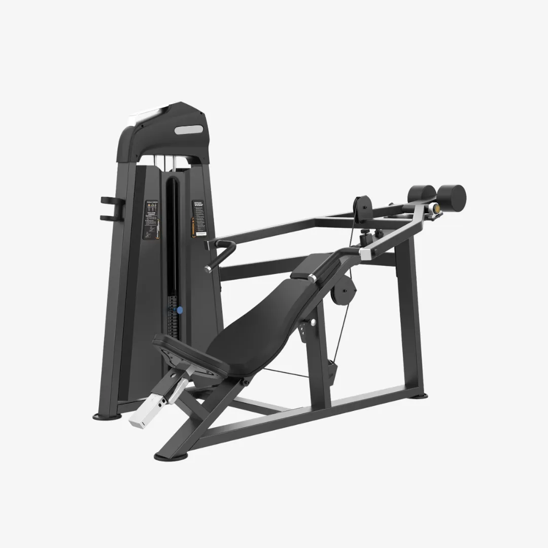 Equipo press inclinado con peso integrado
