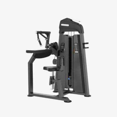 Equipo de tricep sentado con peso integrado