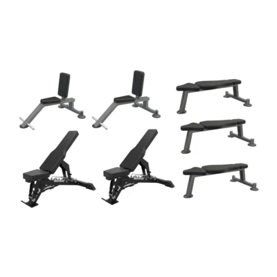 Paquete de 5 Bancas para Gimnasio