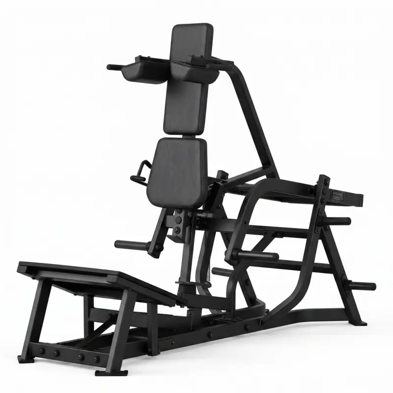 Prensa de Piernas Horizontal y Hack Squat