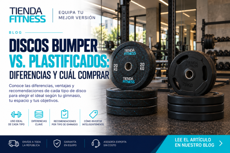 Discos bumper vs. plastificados: diferencias y cuál comprar
