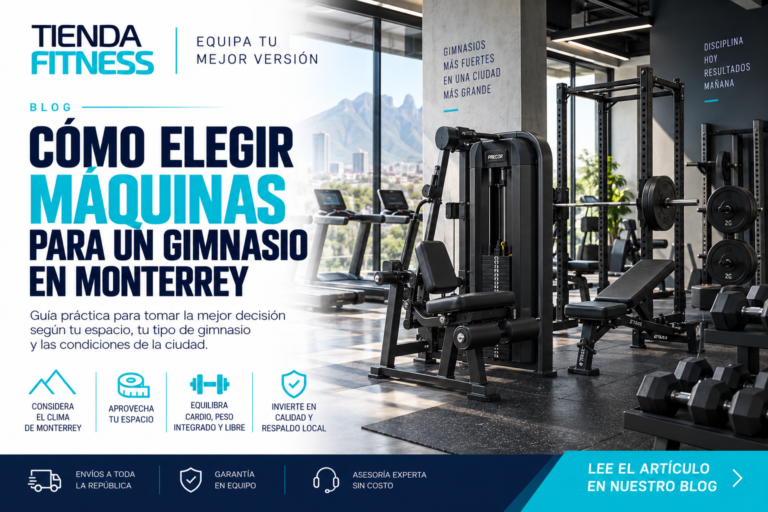 Cómo elegir máquinas para un gimnasio en Monterrey