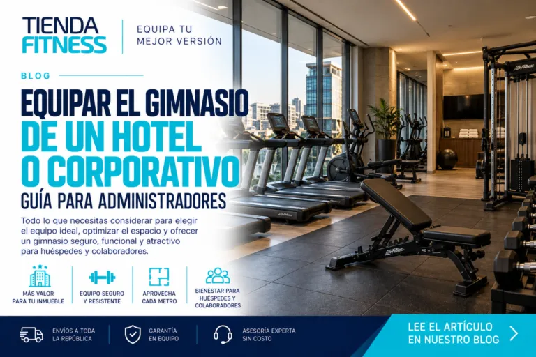 Equipar el gimnasio de un hotel o corporativo: guía para administradores