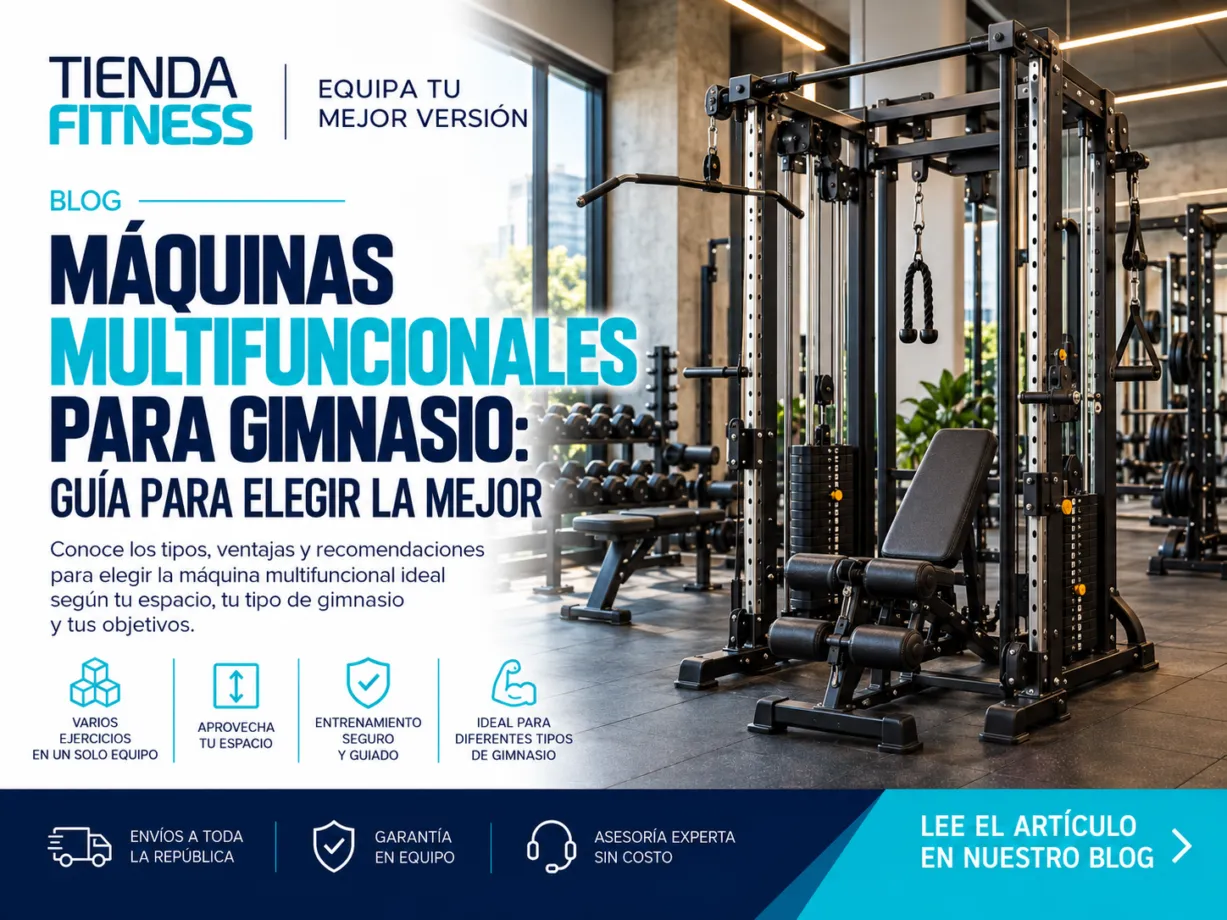 Máquinas multifuncionales para gimnasio: guía para elegir la mejor